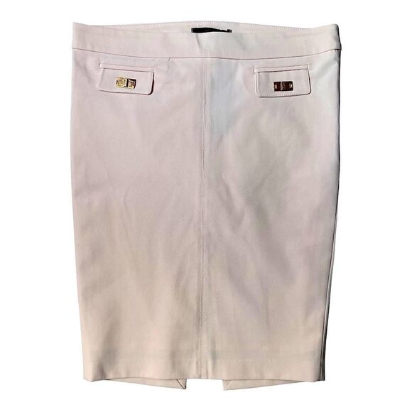 ELISABETTA FRANCHI for CELYN b. Mini Skirt Pink Beige Size L USA. 44 IT. - Picture 4 of 7